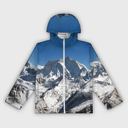 Ветровка с капюшоном женская Канченджанга, Гималаи, 8 586 м, цвет: 3D-белый
