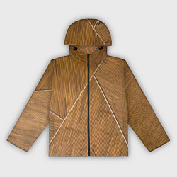 Ветровка с капюшоном женская Деревянная броня, цвет: 3D-черный