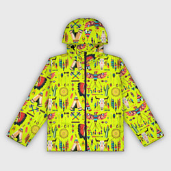 Ветровка с капюшоном женская National indian items, цвет: 3D-черный