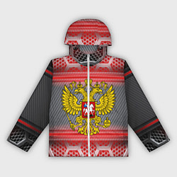 Ветровка с капюшоном женская Россия будущего, цвет: 3D-белый