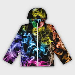 Ветровка с капюшоном женская Эйфория в дыму, цвет: 3D-белый