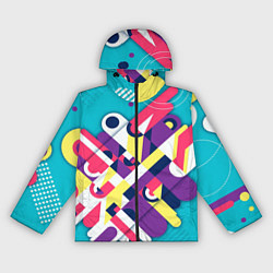 Ветровка с капюшоном женская Просто красивый фон, цвет: 3D-черный