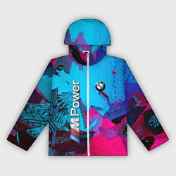 Ветровка с капюшоном женская BMW M Power - extreme, цвет: 3D-белый