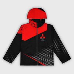 Ветровка с капюшоном женская Mitsubishi - Sportwear, цвет: 3D-черный
