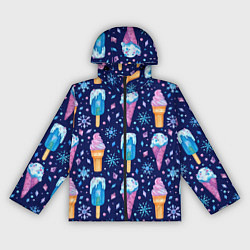 Женская ветровка Новогоднее мороженое