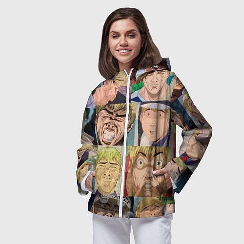 Женская ветровка Лицо ГТО / 3D-Белый – фото 3