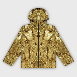 Ветровка с капюшоном женская Золотая кожа, цвет: 3D-черный