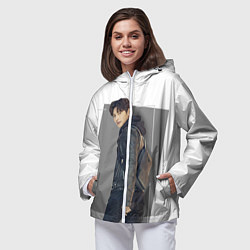 Ветровка с капюшоном женская Чжи Чан Ук - Хилер, цвет: 3D-белый — фото 2