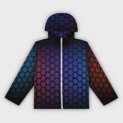 Женская ветровка Abstract hexagon fon