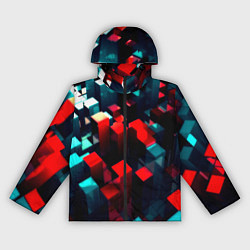 Женская ветровка Digital abstract cube