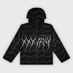 Ветровка с капюшоном женская Испорченный Текст, цвет: 3D-черный