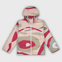 Ветровка с капюшоном женская Magenta, цвет: 3D-белый