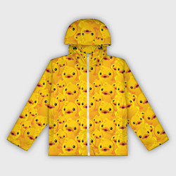 Ветровка с капюшоном женская Желтая резиновая уточка для ванны, цвет: 3D-белый