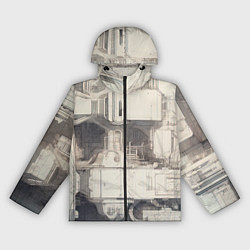Женская ветровка Футуристическая архитектура будущего