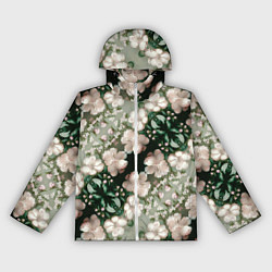 Женская ветровка Нежные розовые цветочки