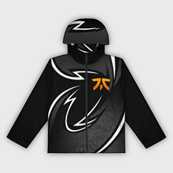Ветровка с капюшоном женская Fnatic - white line, цвет: 3D-черный