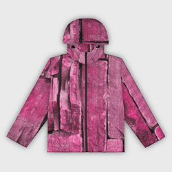 Ветровка с капюшоном женская Violet stones, цвет: 3D-черный