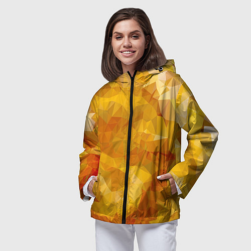 Женская ветровка Yellow style / 3D-Черный – фото 3