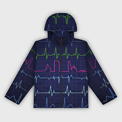 Ветровка с капюшоном женская Color pulse, цвет: 3D-черный