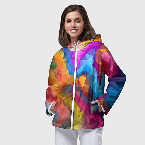 Женская ветровка Super colors / 3D-Белый – фото 3