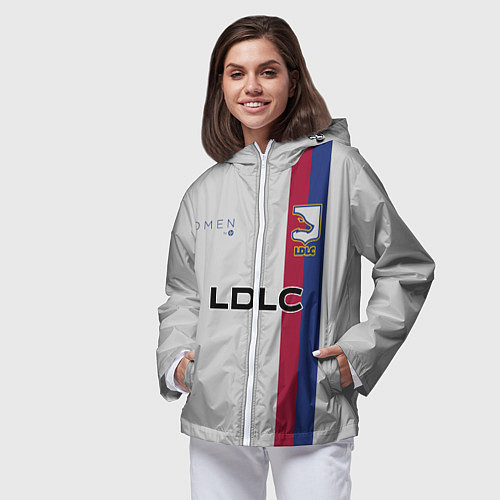 Женская ветровка LDLC OL форма / 3D-Белый – фото 3