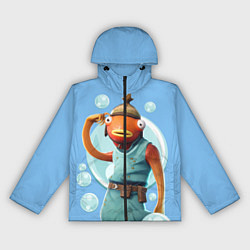 Ветровка с капюшоном женская Карасьь из Фортнайт, цвет: 3D-черный