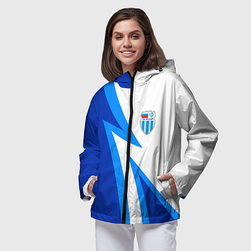 Женская ветровка Волгоградский ротор - клуб / 3D-Черный – фото 3