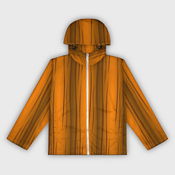 Ветровка с капюшоном женская Текстура бревна вертикальные, цвет: 3D-белый