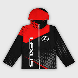 Ветровка с капюшоном женская Lexus - red sportwear, цвет: 3D-белый