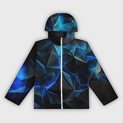 Женская ветровка Blue abstract ice