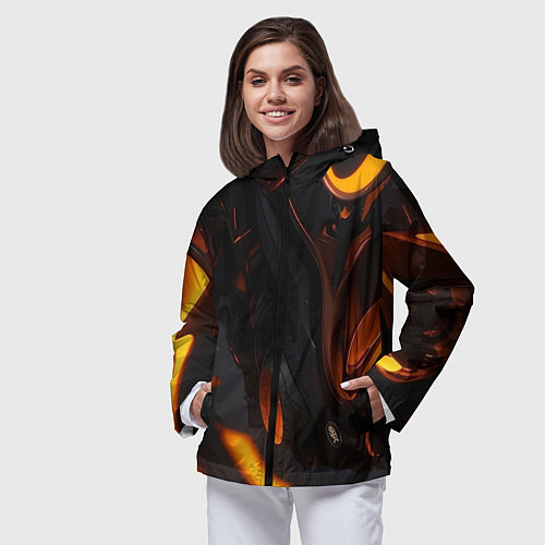Женская ветровка Киберорёл / 3D-Черный – фото 3
