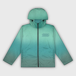 Женская ветровка Бирюзовый цвет морской волны