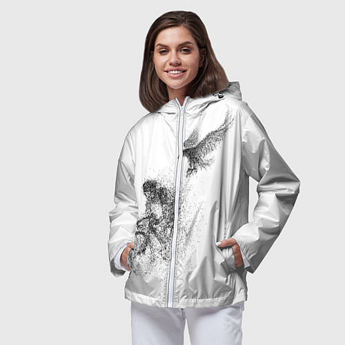 Женская ветровка Скорость,моя стихия / 3D-Белый – фото 3