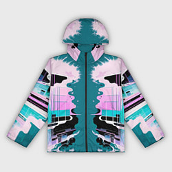 Ветровка с капюшоном женская Vanguard abstraction - vogue, цвет: 3D-черный