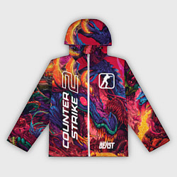 Ветровка с капюшоном женская CS 2 hyper beast, цвет: 3D-белый