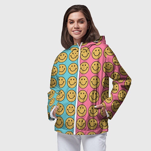 Женская ветровка Smiley / 3D-Белый – фото 3