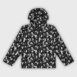 Женская ветровка Камуфляж с котиками