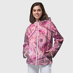 Ветровка с капюшоном женская Дорого богато, цвет: 3D-белый — фото 2