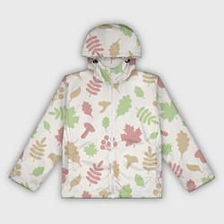 Ветровка с капюшоном женская Осень - бежевый 3, цвет: 3D-белый