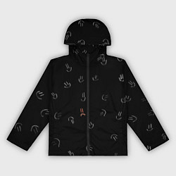 Ветровка с капюшоном женская Один такой грустный, цвет: 3D-черный