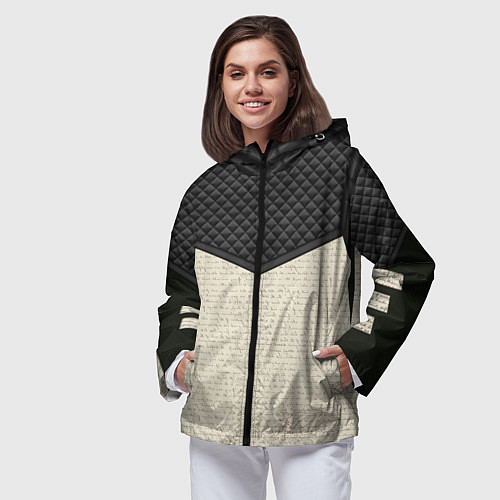 Женская ветровка Ворон-Nevermore / 3D-Черный – фото 3