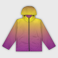 Женская ветровка Желто-фиолетовый градиент