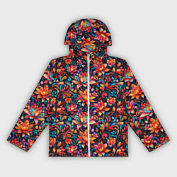 Женская ветровка Красивый русский узор