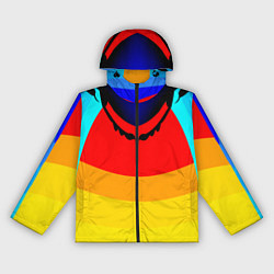 Женская ветровка Цветные фигуры