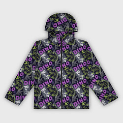 Ветровка с капюшоном женская Dino roarr, цвет: 3D-черный