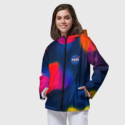 Женская ветровка Nasa gradient sportcolor / 3D-Черный – фото 3