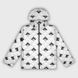 Ветровка с капюшоном женская Quatro, цвет: 3D-черный