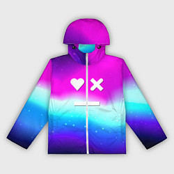 Женская ветровка Love death robots neon gradient serial