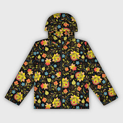 Женская ветровка Хохломская роспись разноцветные цветы