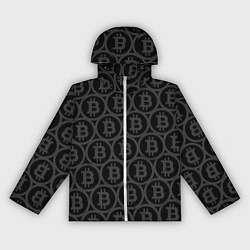 Женская ветровка Биткоин патерн